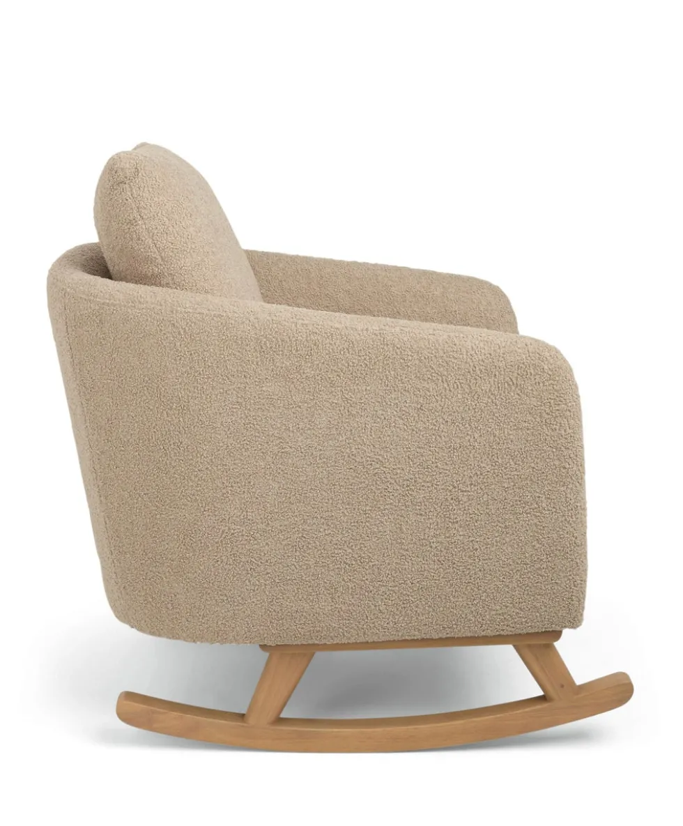 Alma Nursing Chair & Stool - Fawn Boucle
