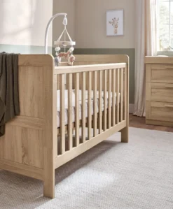 Atlas Cotbed Bundle (4 Piece) - Light Oak