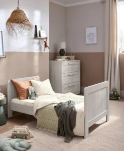 Atlas Cotbed & Premium Pocket Spring Mattress Bundle - Nimbus White
