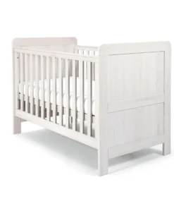 Atlas Cotbed & Premium Pocket Spring Mattress Bundle - Nimbus White