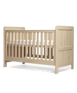 Atlas Cotbed & Premium Pocket Spring Mattress Bundle - Light Oak