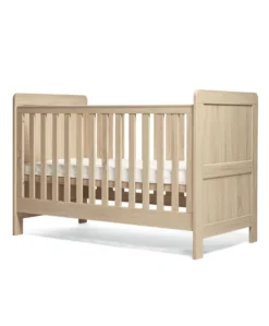 Atlas Cotbed & Premium Pocket Spring Mattress Bundle - Light Oak