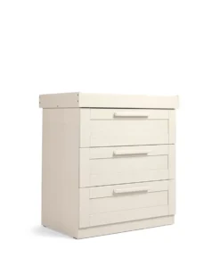 Atlas 2 Piece Small Cotbed Set with Dresser Changer - Stone