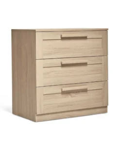 Atlas 2 Piece Small Cotbed Set with Dresser Changer - Light Oak