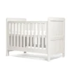 Atlas Small Cotbed Bundle with Essential Airflow Pocket Spring Mattress (4 Piece) - White