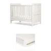Atlas Small Cotbed Bundle with Premium Pocket Spring Small Cotbed & Cot Mattress - White