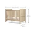 Atlas Small Cotbed - Light Oak
