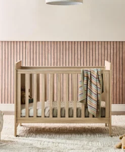 Atlas Small Cotbed - Light Oak