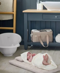 Baby Bath – White/Grey