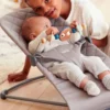 BabyBjörn Baby Bouncer and Toy Bar – Light Beige