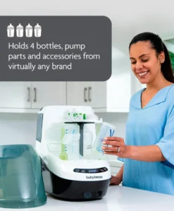 Babybrezza Bottle Washer Pro & Detergent Tablets - White