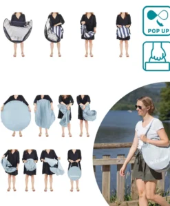 Babymoov Aquani Anti-UV Tent, Paddling Pool & Playpen UPF 50+ - Mariniere
