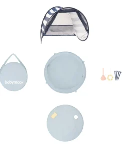 Babymoov Aquani Anti-UV Tent, Paddling Pool & Playpen UPF 50+ - Mariniere