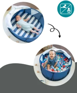 Babymoov Babyni Anti-UV Tent Playpen UPF 50+ - Mariniere