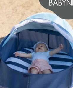 Babymoov Babyni Anti-UV Tent Playpen UPF 50+ - Mariniere