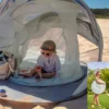 Babymoov Moov & Protect XL Anti UV Refreshing Tent - Green Lagoon