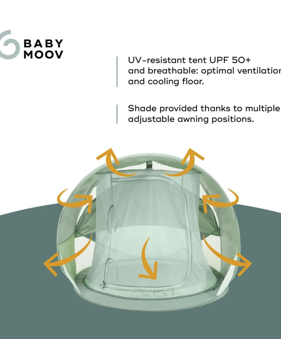 Babymoov Moov & Protect XL Anti UV Refreshing Tent - Green Lagoon