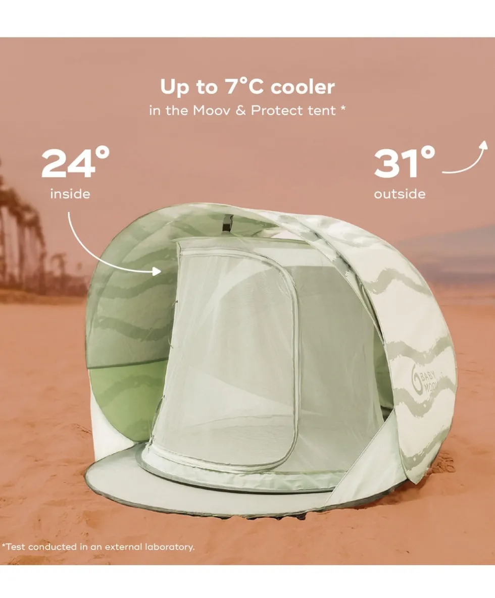 Babymoov Moov & Protect XL Anti UV Refreshing Tent - Green Lagoon