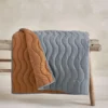 Baby Quilt (3.0 Tog) - Blue Mustard Wave