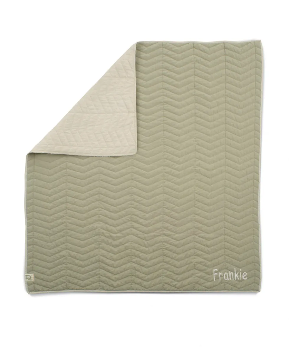 Baby Quilt (3.0 Tog) - Sage Green/Neutral