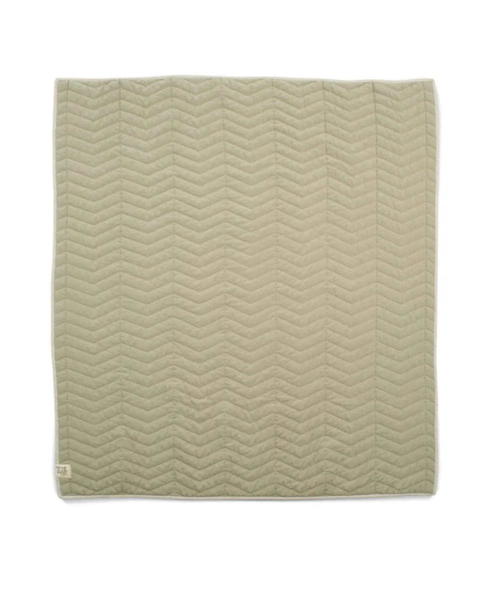 Baby Quilt (3.0 Tog) - Sage Green/Neutral