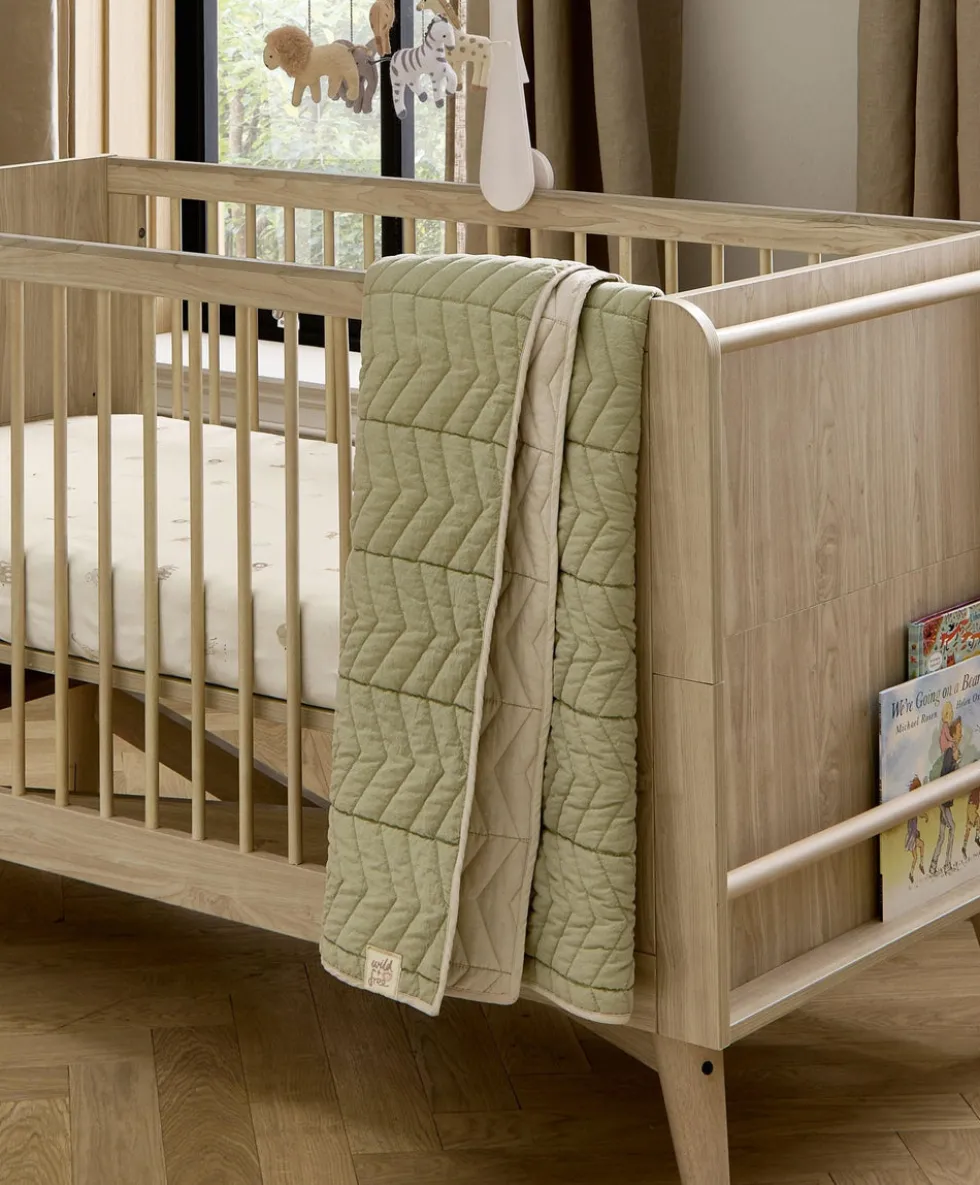Baby Quilt (3.0 Tog) - Sage Green/Neutral