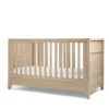 Barton Cotbed With Essential Airflow Pocket Spring Cotbed Mattress Bundle - Oak