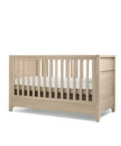 Barton Cotbed With Premium Pocket Spring Cotbed Mattress Bundle - Oak
