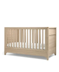 Barton Nursery Bundle With Lua Bedside Crib (6 Piece) - Oak