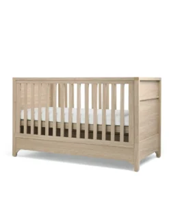Barton Nursery Bundle With Lua Bedside Crib (6 Piece) - Oak