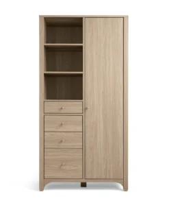 Barton 3 Piece Cotbed Range with Dresser Changer & Wardrobe - Oak