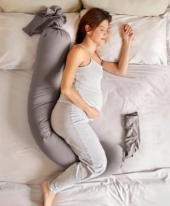 bbhugme Pregnancy Pillow Kit - Stone