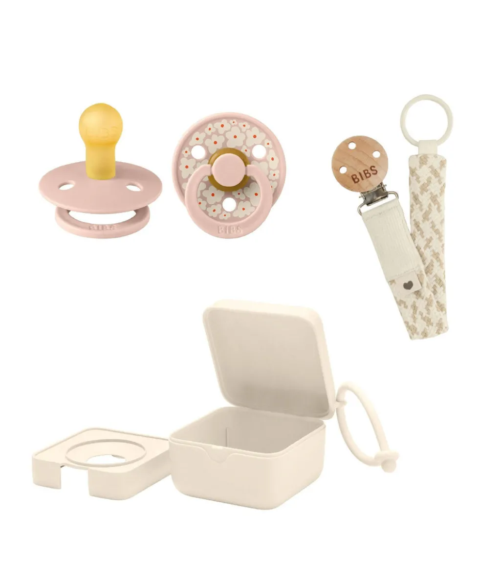 BIBS Dummies Bundles (3 Pieces) – Ivory/Jasmine Blush