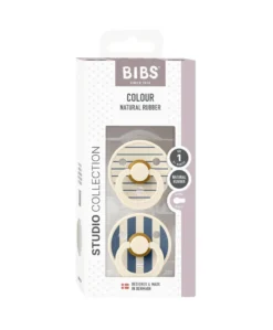 BIBS Dummies Bundles (3 Pieces) – Ivory/Steel Blue