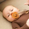 BIBS Pacifier Clip - Knitted Ivory