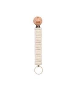 BIBS Pacifier Clip - Knitted Ivory