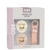 BIBS Pacifier & Loop Clip Gift Set - Blush