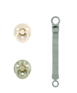 BIBS Pacifier & Loop Clip Gift Set - Sage