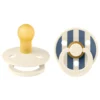 BIBS Pacifier Studio Colour (2 Pack) Ivory/Steel Blue