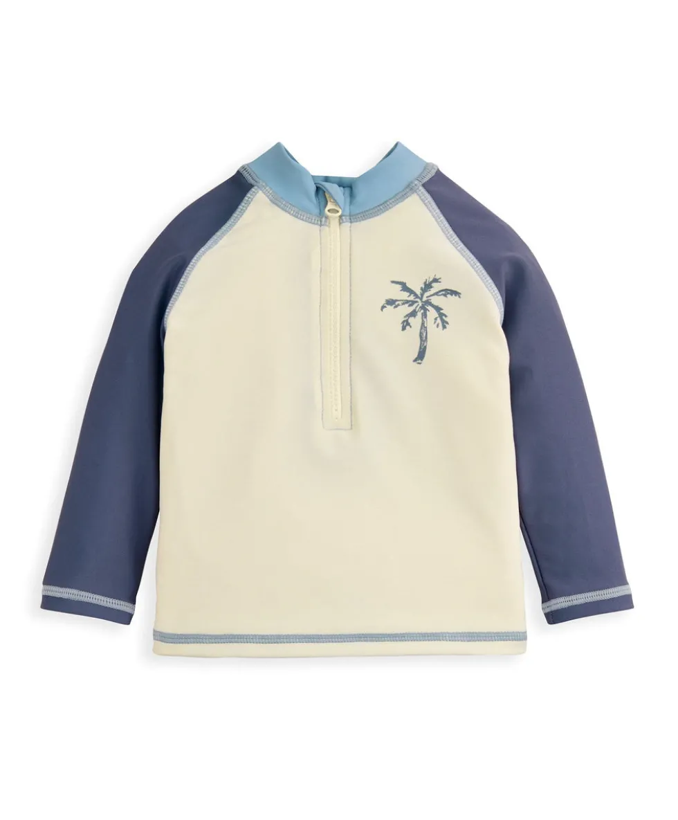 Board Shorts & Long-sleeved Top Outfit Set