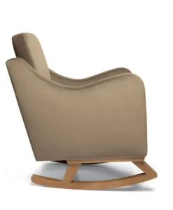 Bowdon Nursing Chair & Footstool - Mocha Velvet