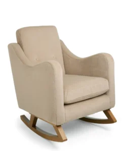 Bowdon Nursing Chair & Footstool Set - Almond Sherpa