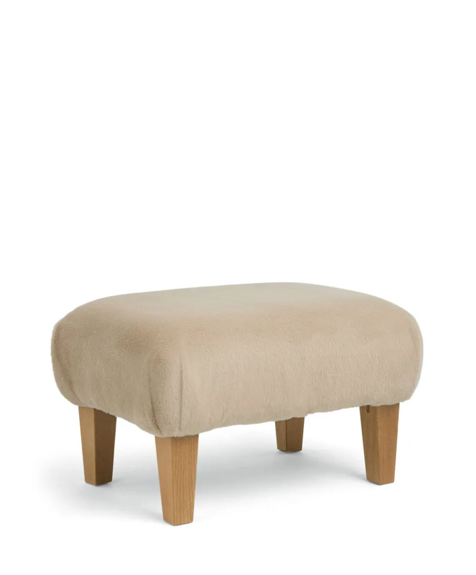 Bowdon Nursing Chair & Footstool Set - Almond Sherpa