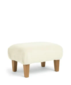 Bowdon Nursing Chair & Footstool Set - Feather Sherpa