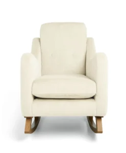 Bowdon Nursing Chair & Footstool Set - Feather Sherpa