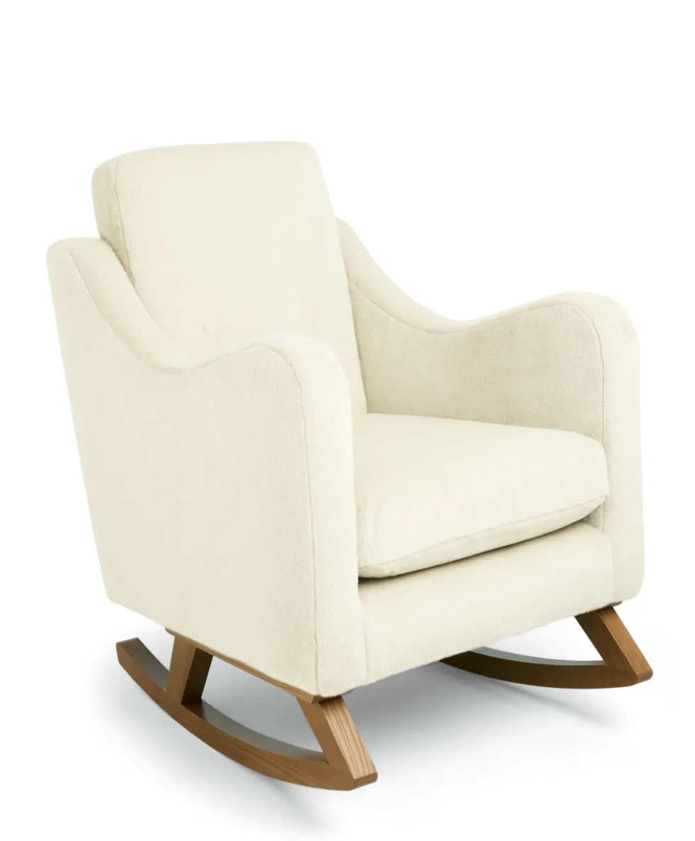 Bowdon Nursing Chair & Footstool Set - Feather Sherpa