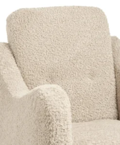 Bowdon Nursing Chair & Footstool Set - Biscuit Teddy