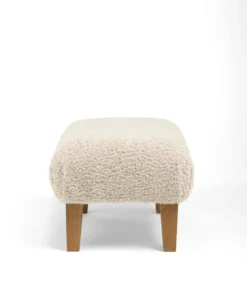 Bowdon Nursing Chair & Footstool Set - Biscuit Teddy