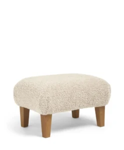Bowdon Nursing Chair & Footstool Set - Biscuit Teddy
