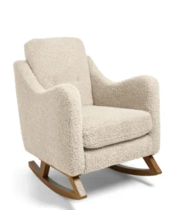 Bowdon Nursing Chair & Footstool Set - Biscuit Teddy